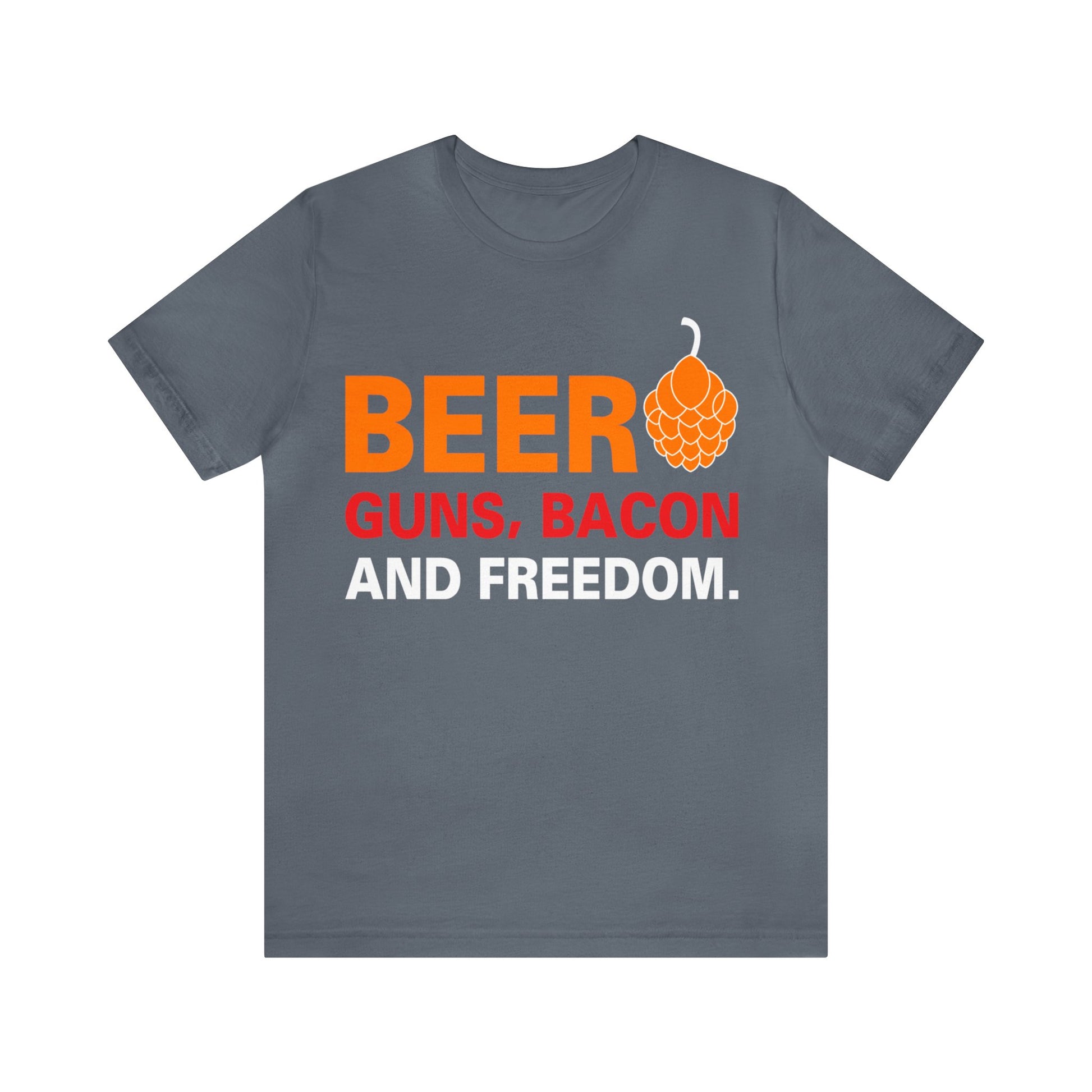 Beer Guns Bacon T-Shirt - The Cavemanstyle