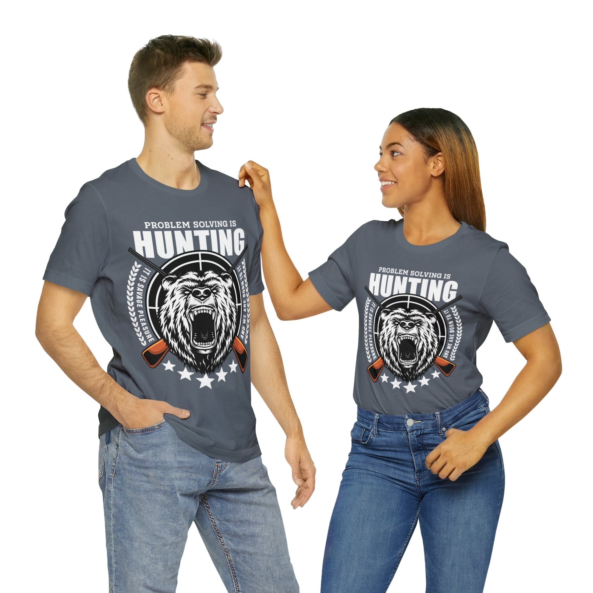 Problem Solving hunting T-Shirt- The Cavemanstyle