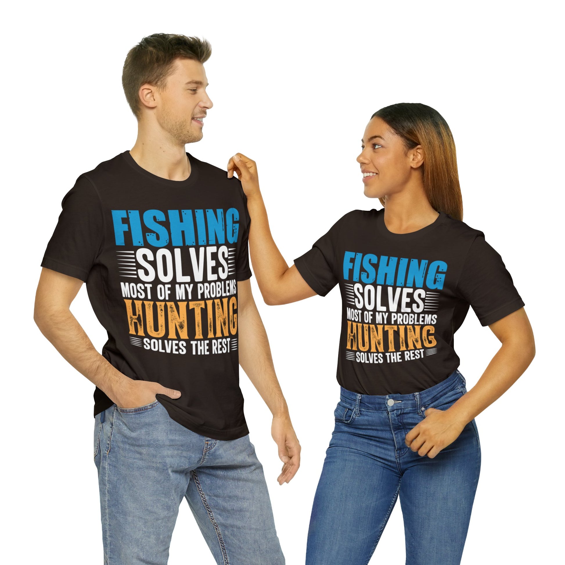 Fishing-solved-most-of-my-problems-hunting-solved-the-rest-T-Shirt-thecavemanstyle