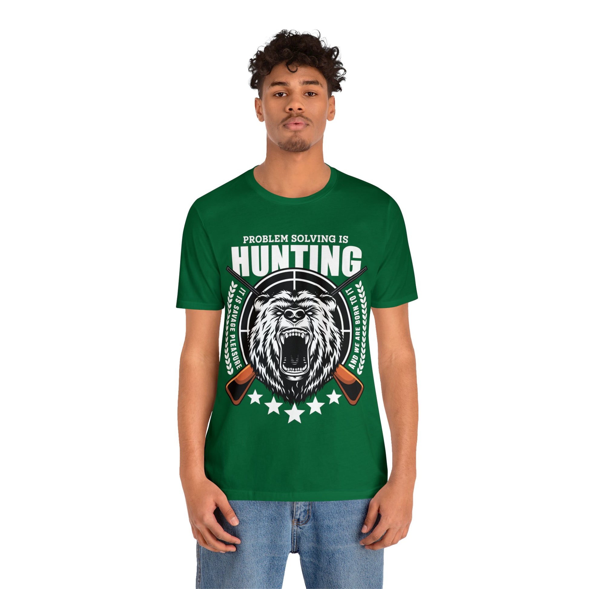 Problem Solving hunting T-Shirt- The Cavemanstyle