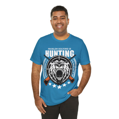 Problem Solving hunting T-Shirt- The Cavemanstyle