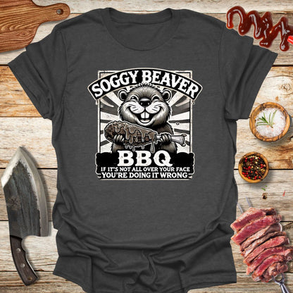 Soggy Bbq Beaver v1  T-shirt