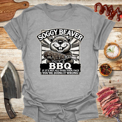 Soggy Bbq Beaver v1  T-shirt