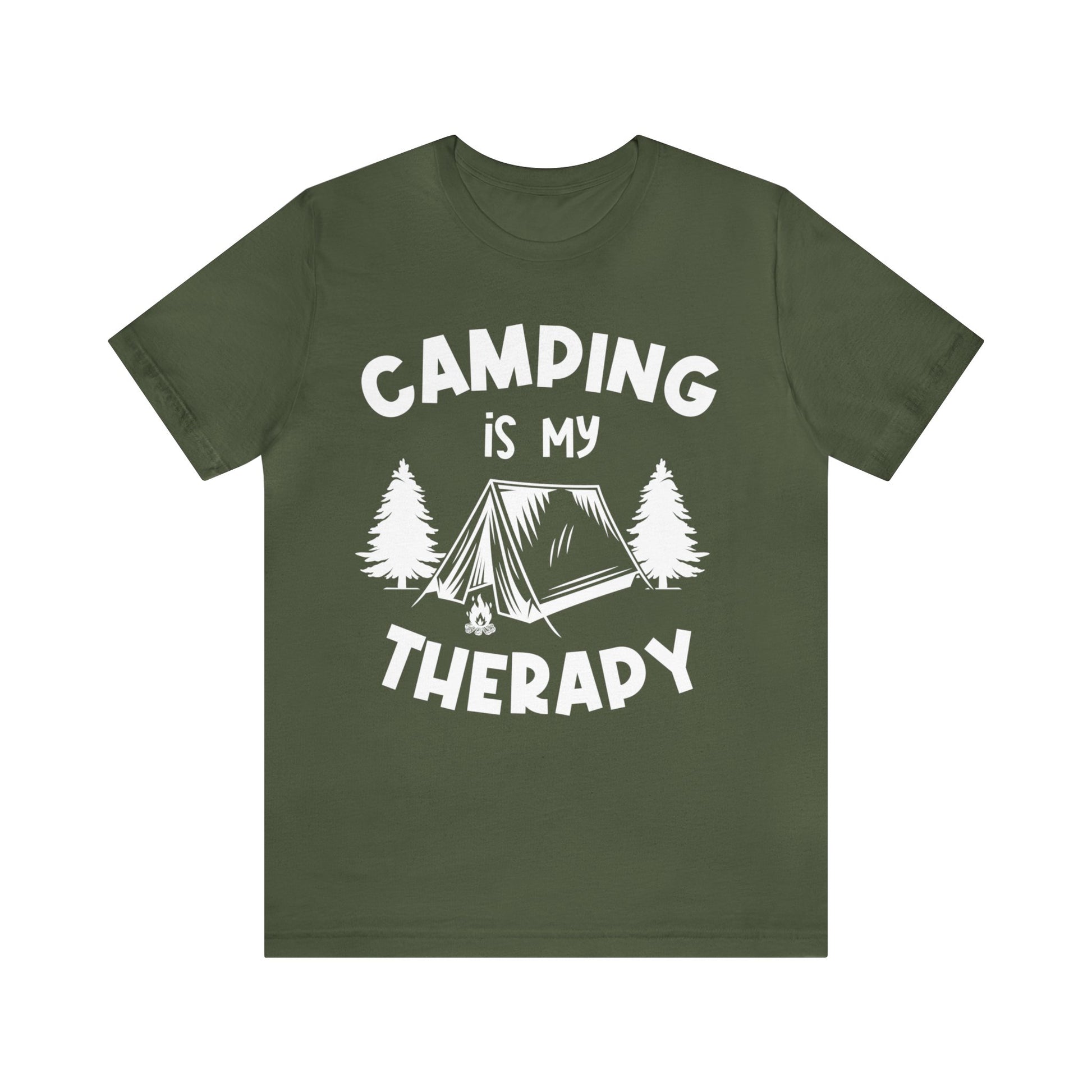 Camping is my therapy T-Shirt - The Cavemanstyle