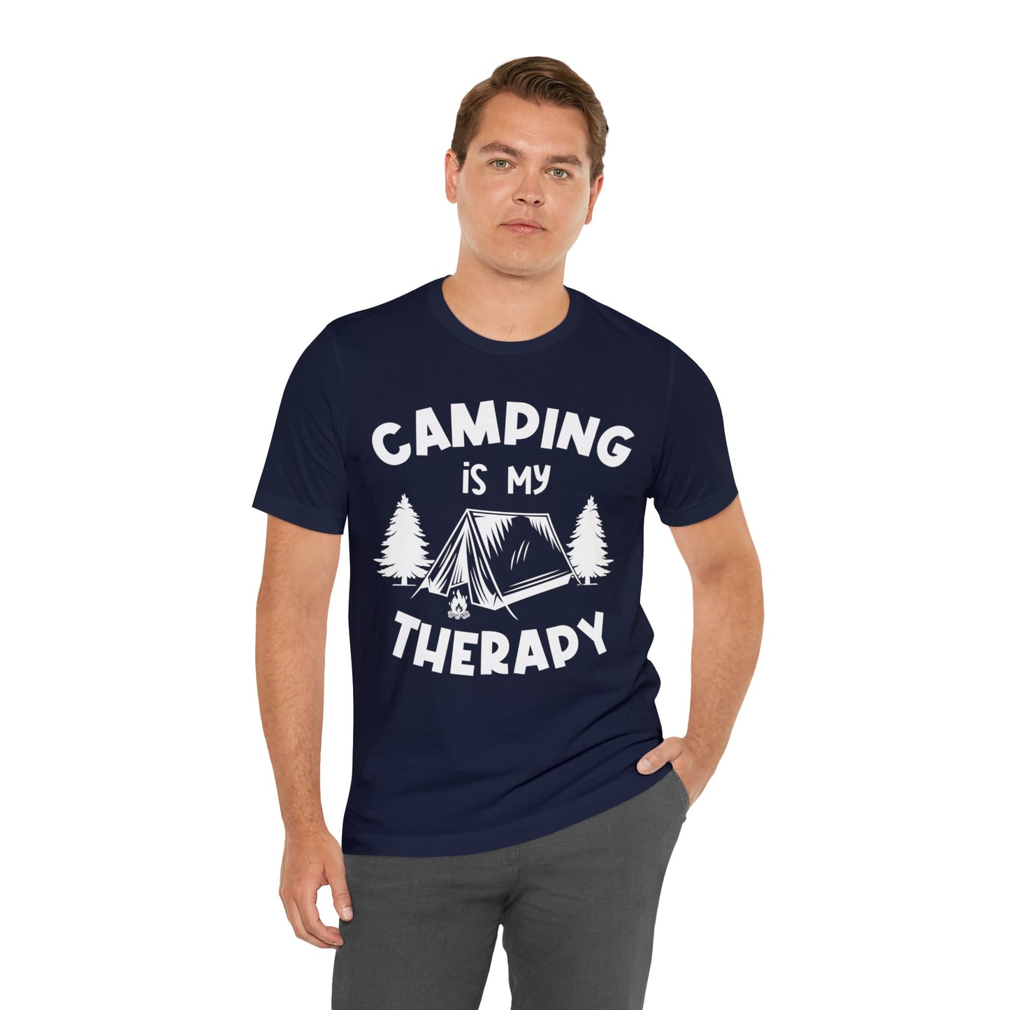 Camping is my therapy T-Shirt - The Cavemanstyle