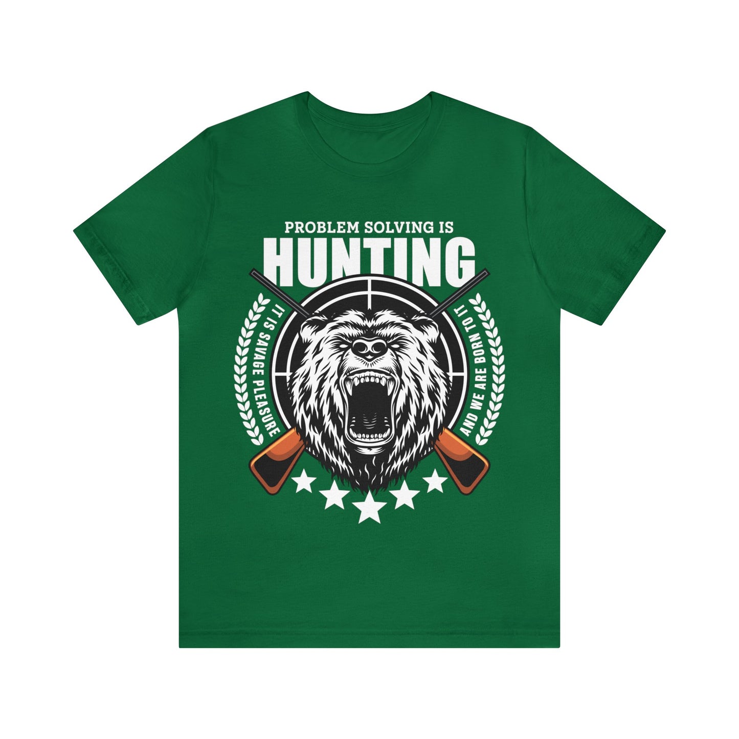 Problem Solving hunting T-Shirt- The Cavemanstyle