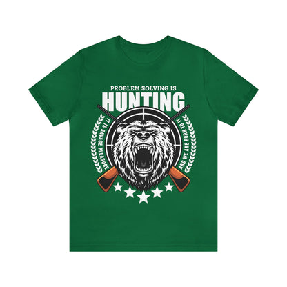 Problem Solving hunting T-Shirt- The Cavemanstyle