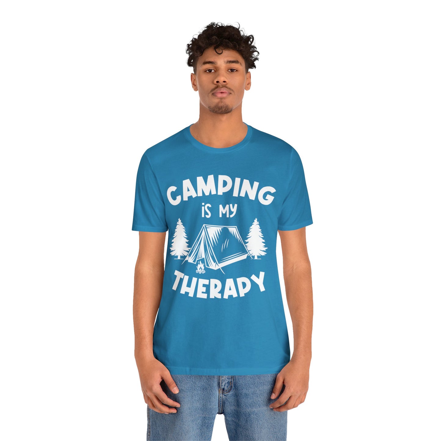 Camping is my therapy T-Shirt - The Cavemanstyle