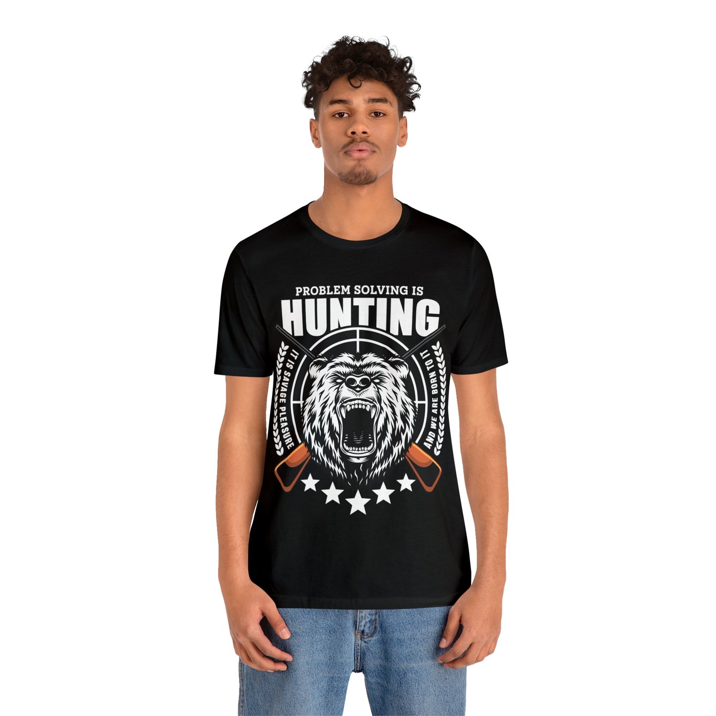 Problem Solving hunting T-Shirt- The Cavemanstyle