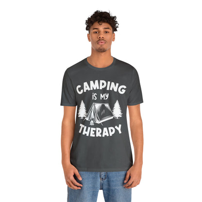 Camping is my therapy T-Shirt - The Cavemanstyle