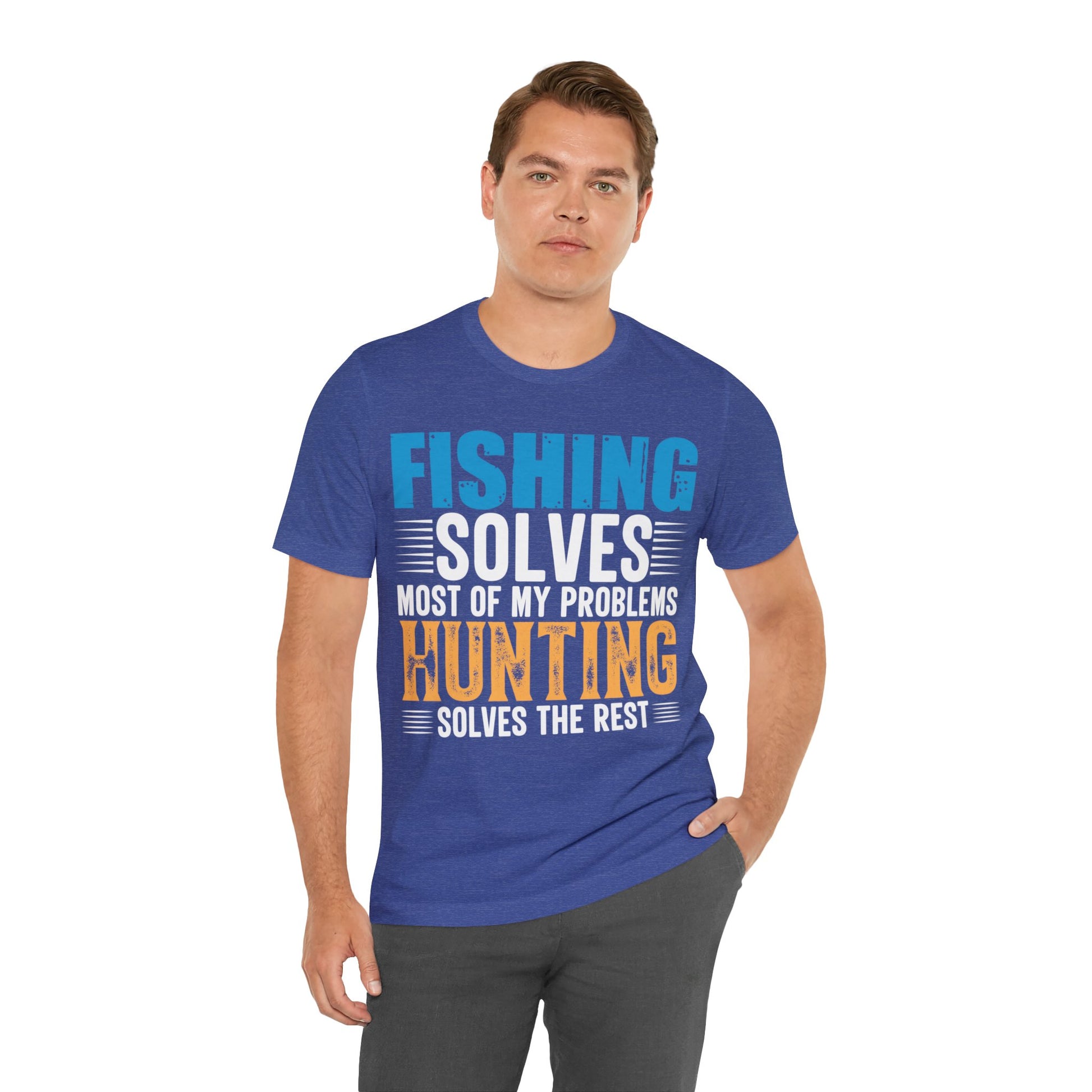 Fishing-solved-most-of-my-problems-hunting-solved-the-rest-T-Shirt-thecavemanstyle