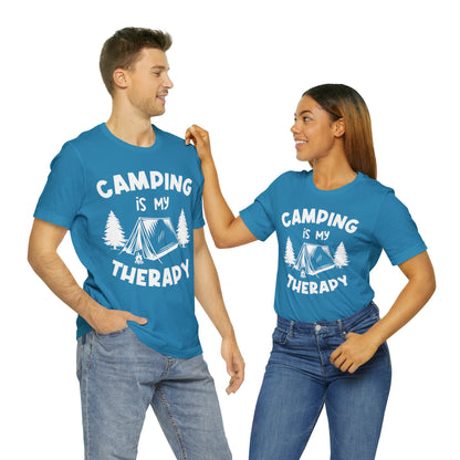 Camping is my therapy T-Shirt - The Cavemanstyle