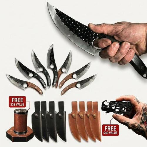 All Star Pack | 8 Knives + 2 Free Gifts - The Cavemanstyle