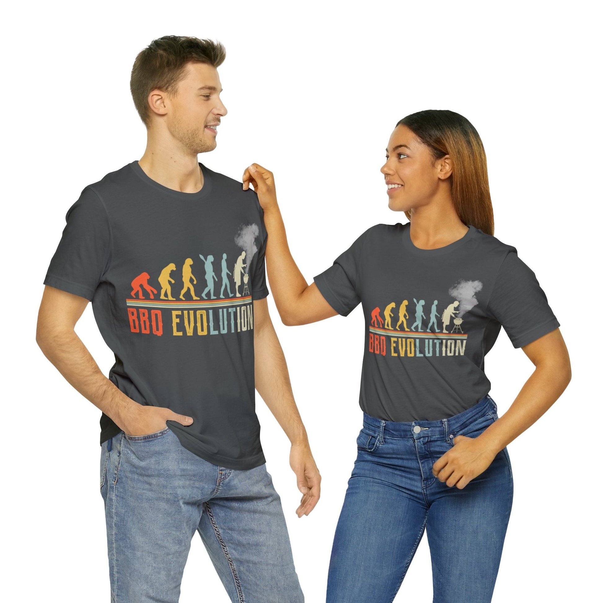 BBQ Evolution T - Shirt - The Cavemanstyle