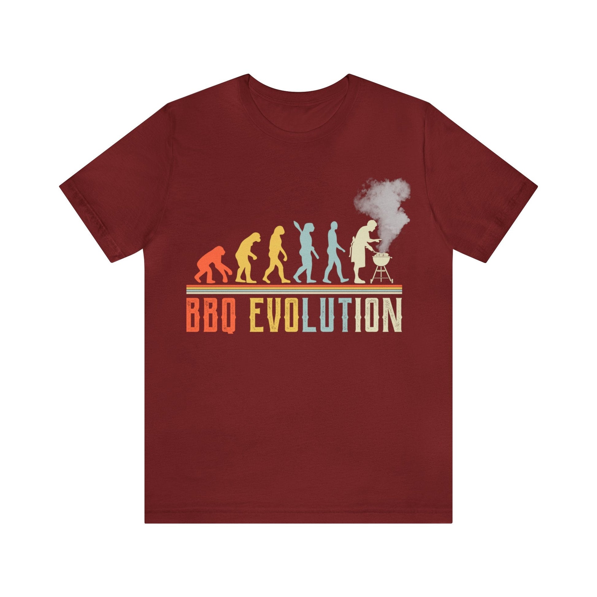 BBQ Evolution T - Shirt - The Cavemanstyle