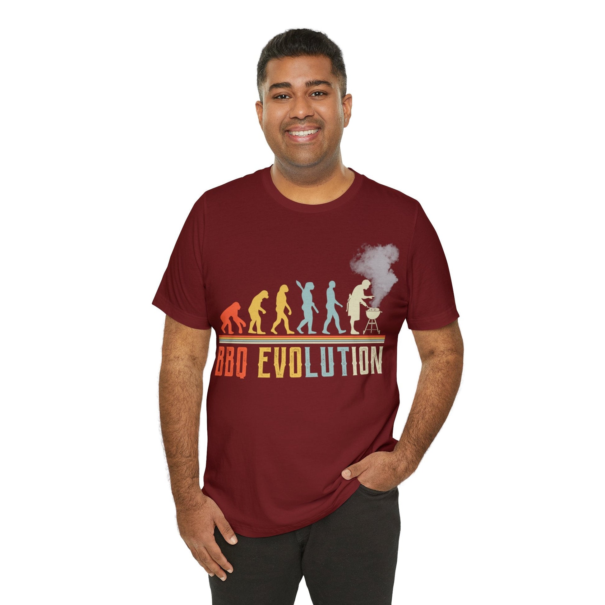 BBQ Evolution T - Shirt - The Cavemanstyle