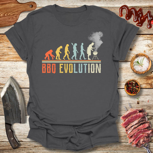 BBQ Evolution T-Shirt - The Cavemanstyle