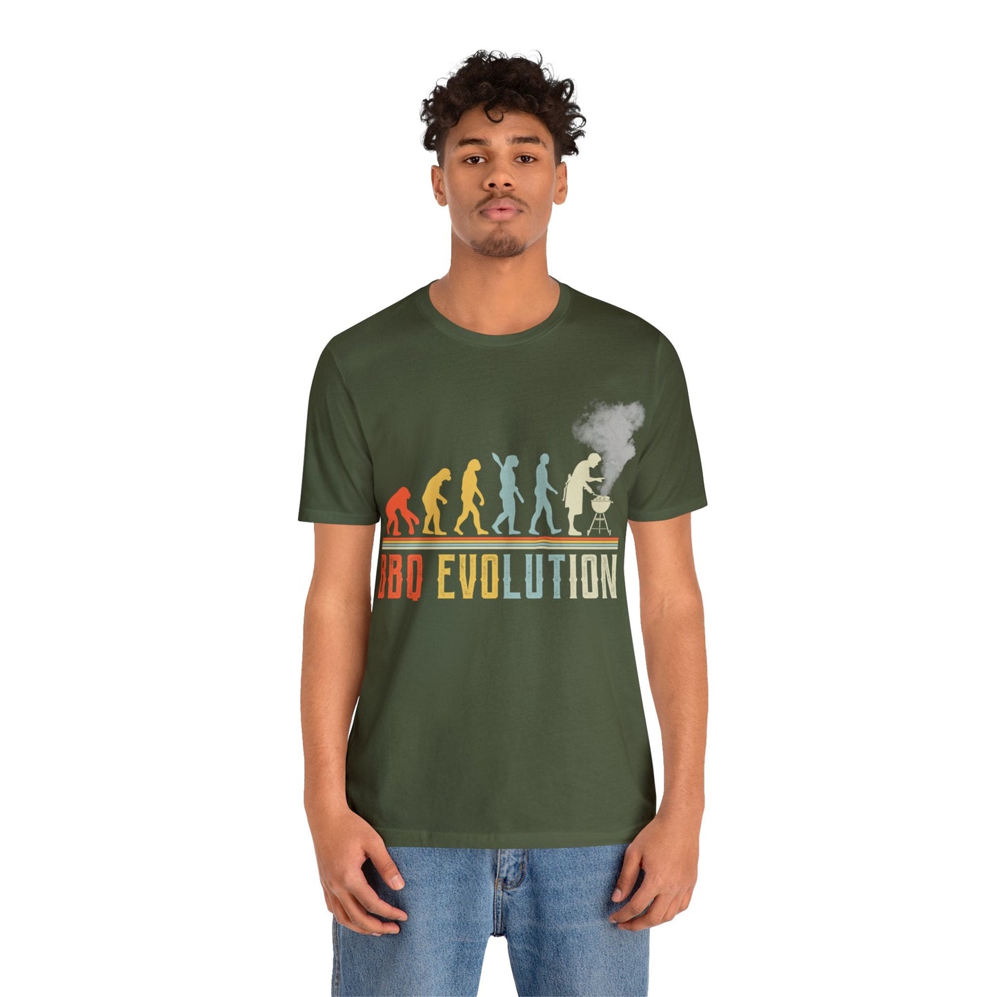 BBQ Evolution T - Shirt - The Cavemanstyle