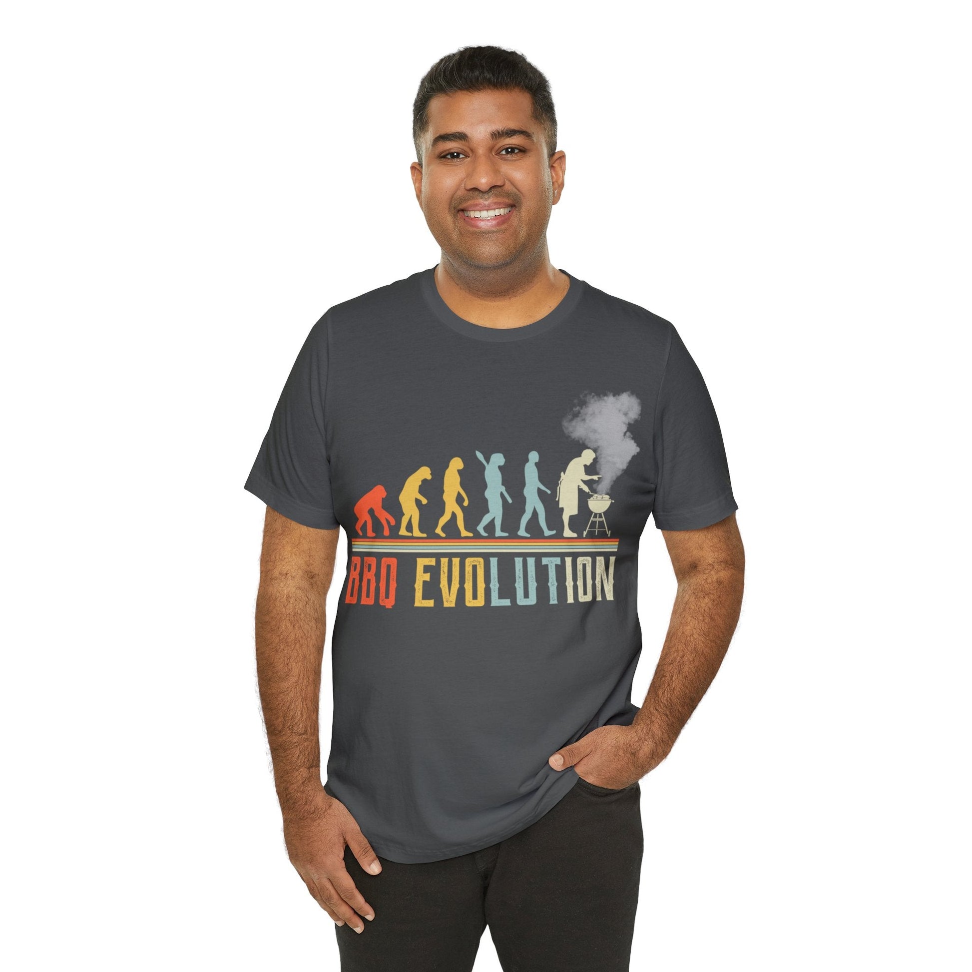 BBQ Evolution T - Shirt - The Cavemanstyle