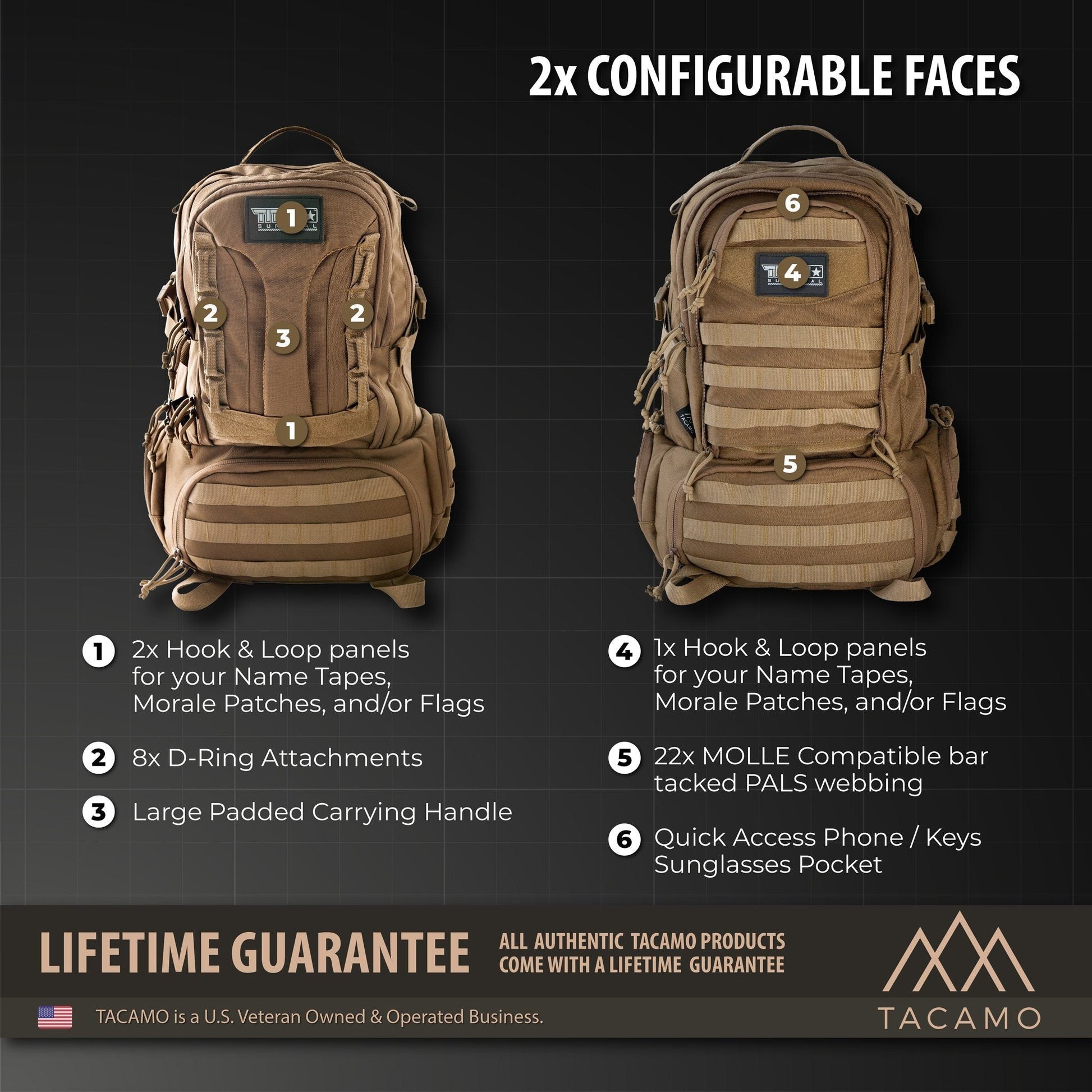 BC50 50L 72 - Hour Tactical Backpack - The Cavemanstyle