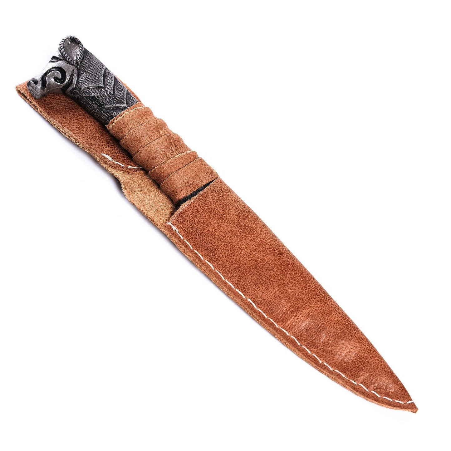 Boar's Head Knife - 5.5" Blade (12 cm) - The Cavemanstyle