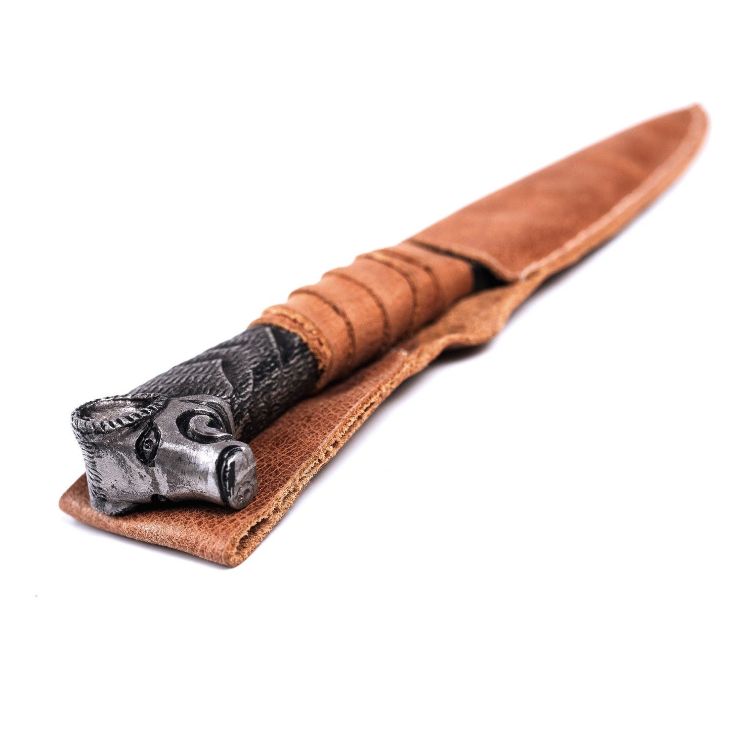 Boar's Head Knife - 5.5" Blade (12 cm) - The Cavemanstyle