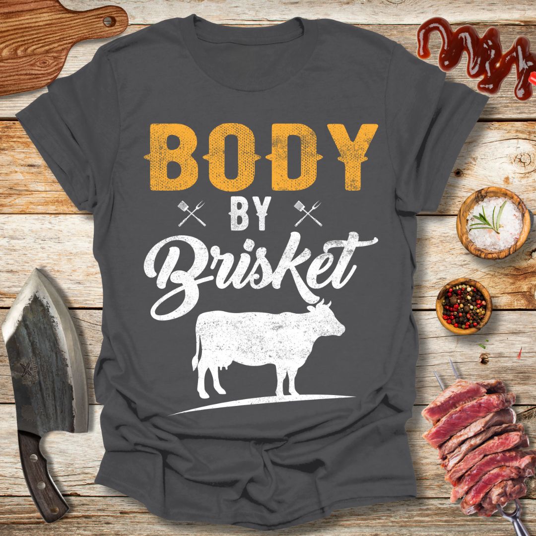 Body By Brisket T-Shirt - The Cavemanstyle