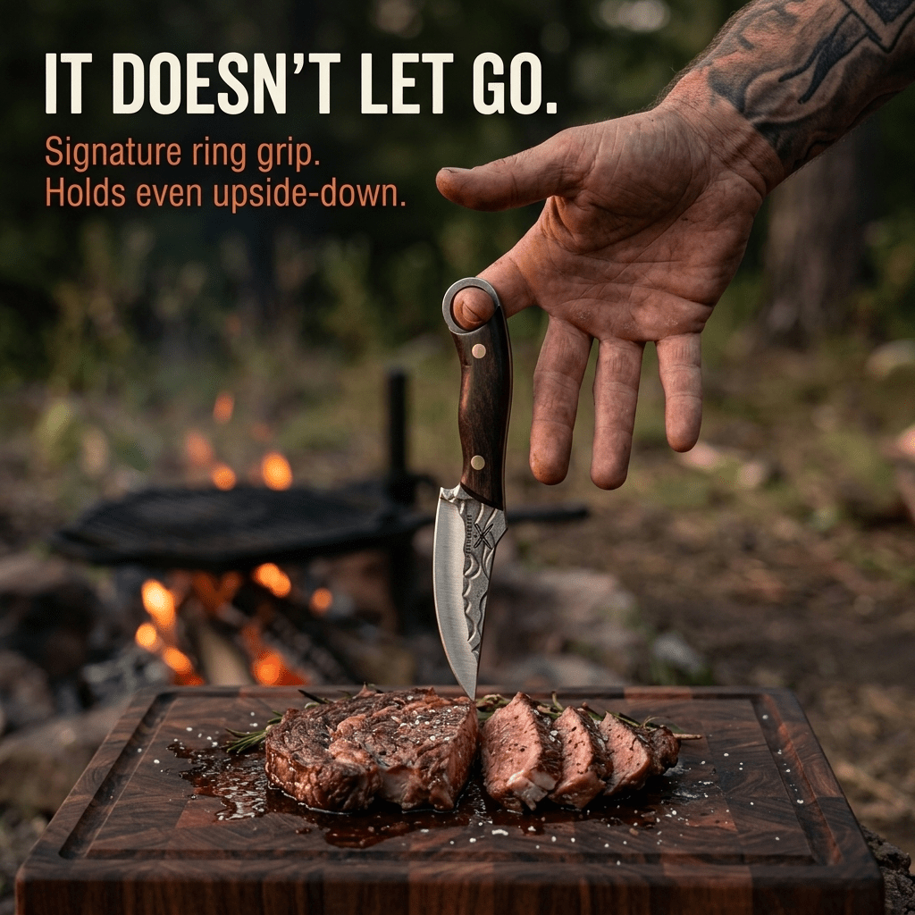 CAVEMAN CLAW™ | Ring Grip Knife - The Cavemanstyle
