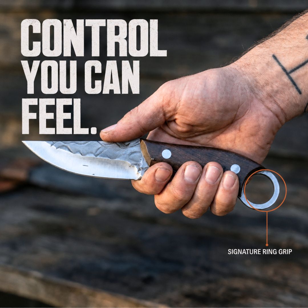 ֿ CAVEMAN CLAW™ | Ring Grip Utility Knife - The Cavemanstyle