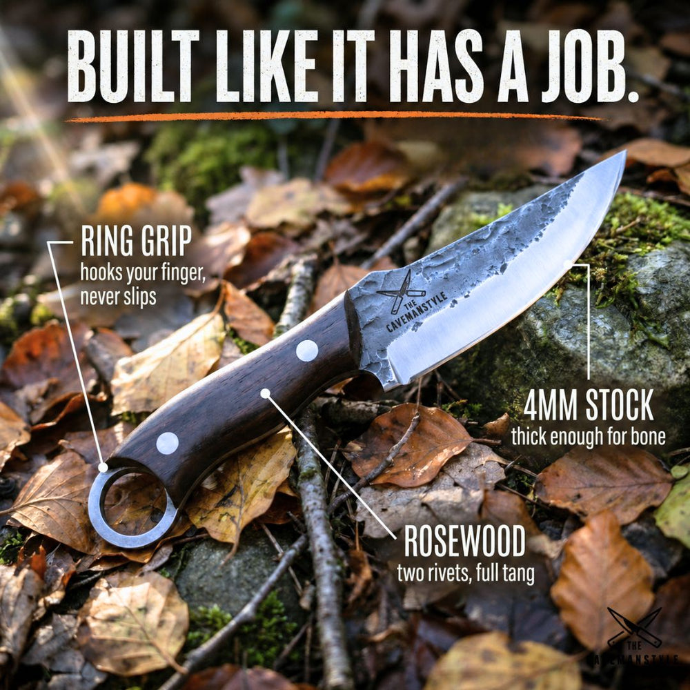ֿ CAVEMAN CLAW™ | Ring Grip Utility Knife