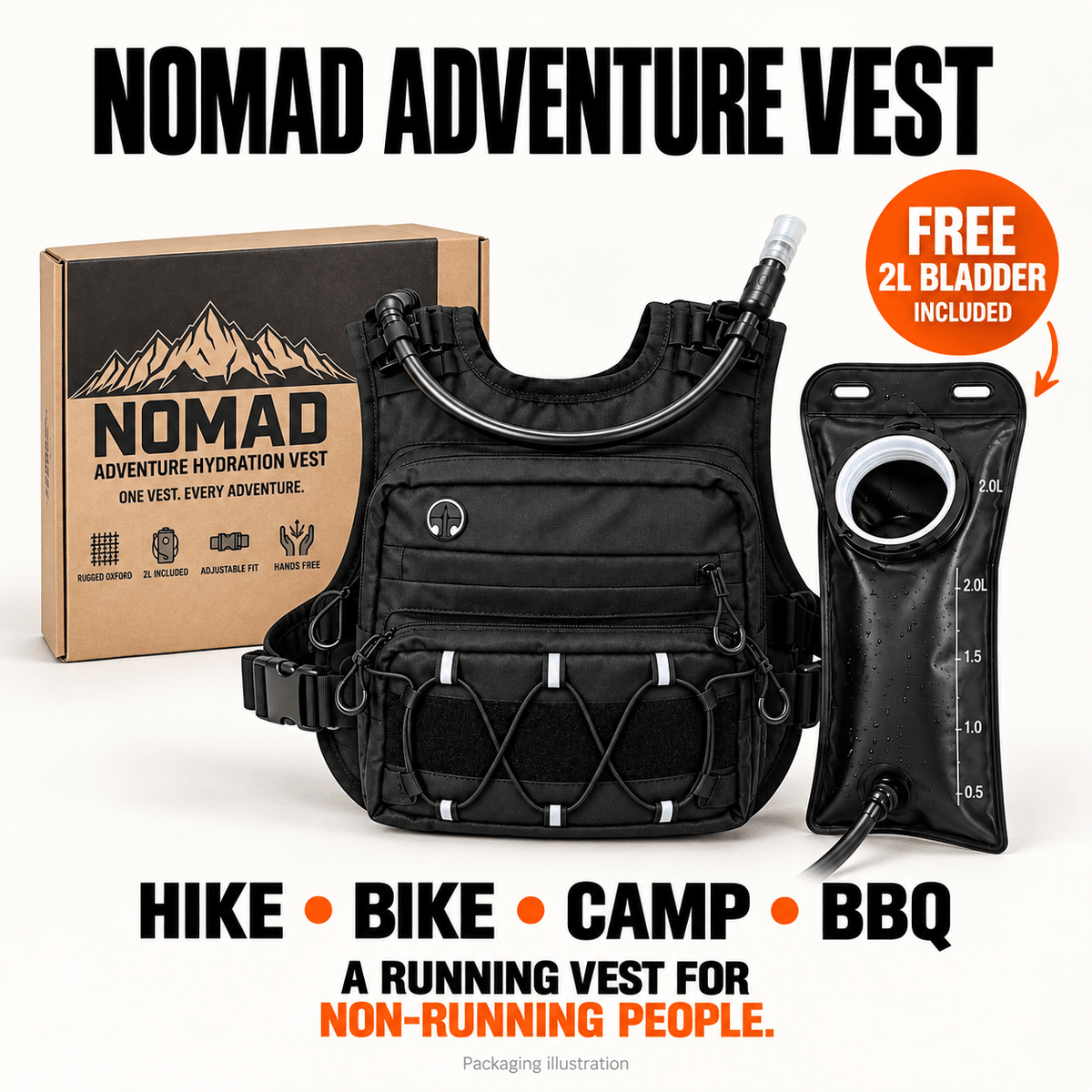 CAVEMAN NOMAD Adventure Vest - The Cavemanstyle