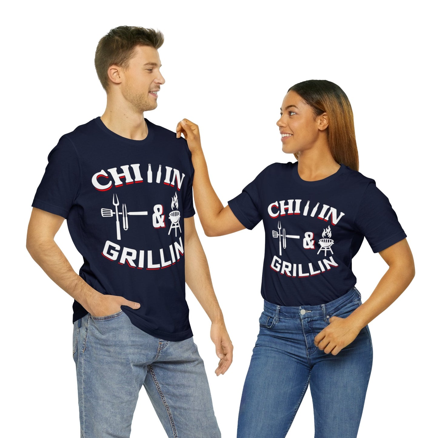 chilin & Grillin T - Shirt - The Cavemanstyle