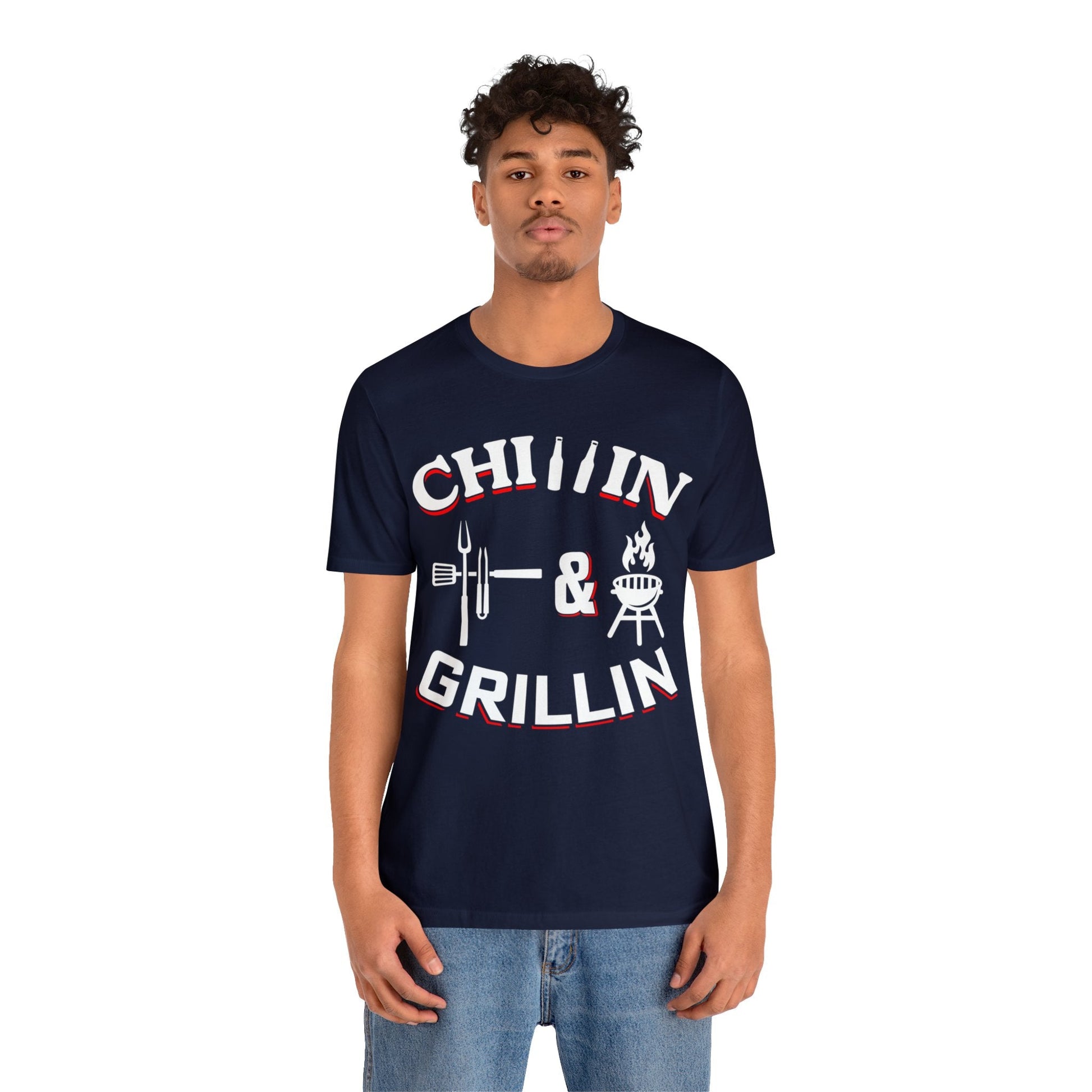 chilin & Grillin T - Shirt - The Cavemanstyle