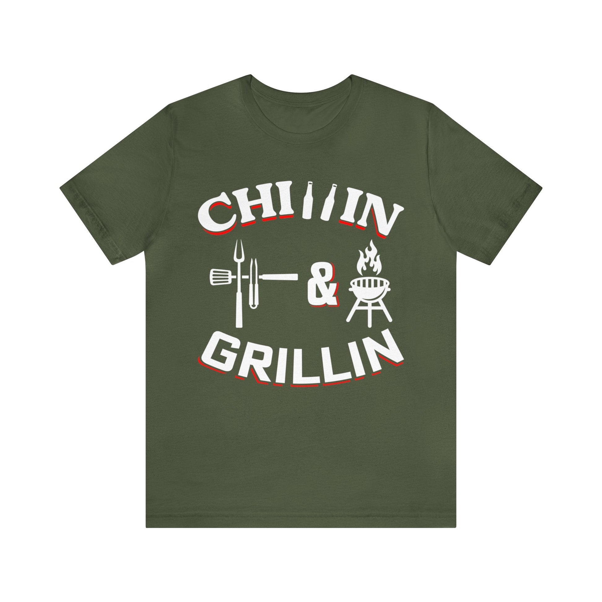 chilin & Grillin T - Shirt - The Cavemanstyle