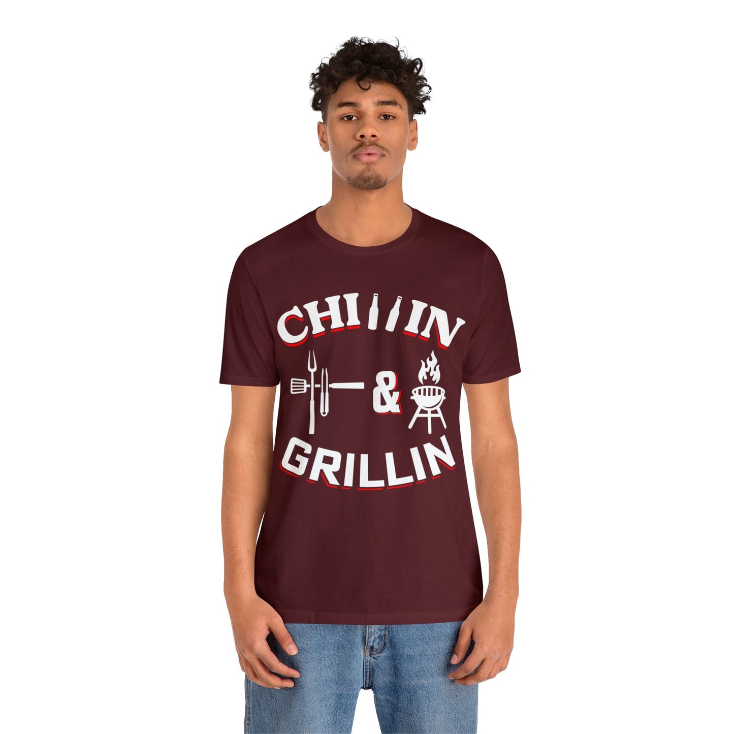 chilin & Grillin T - Shirt - The Cavemanstyle