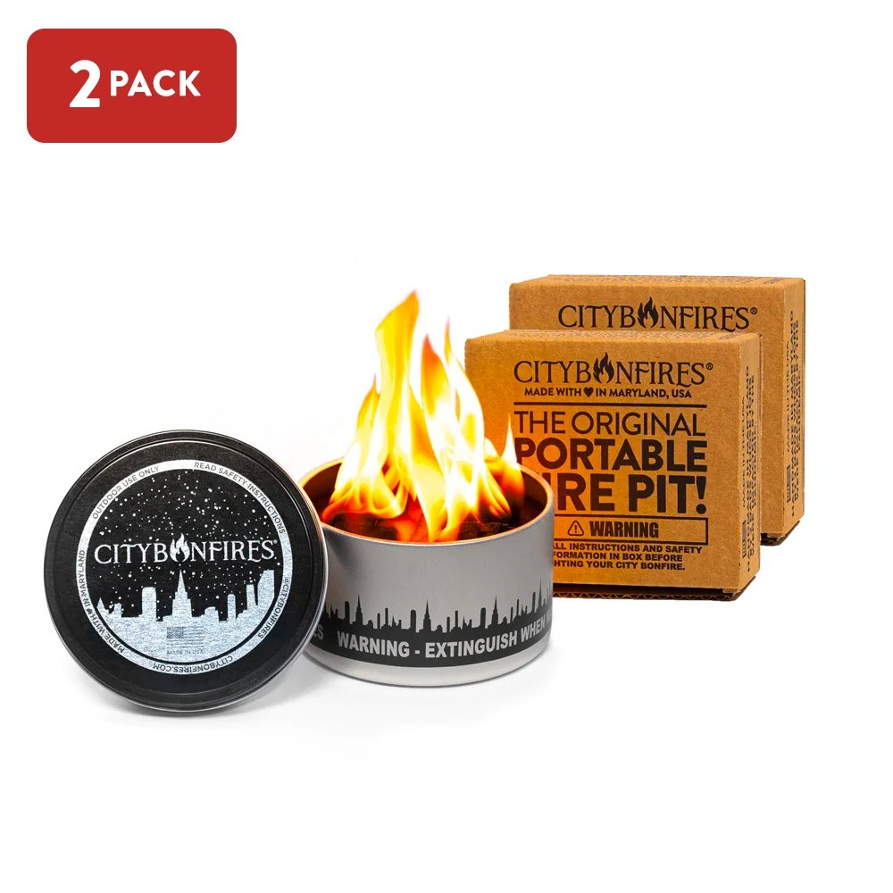 City Bonfire (Portable Fire Pit) - The Cavemanstyle