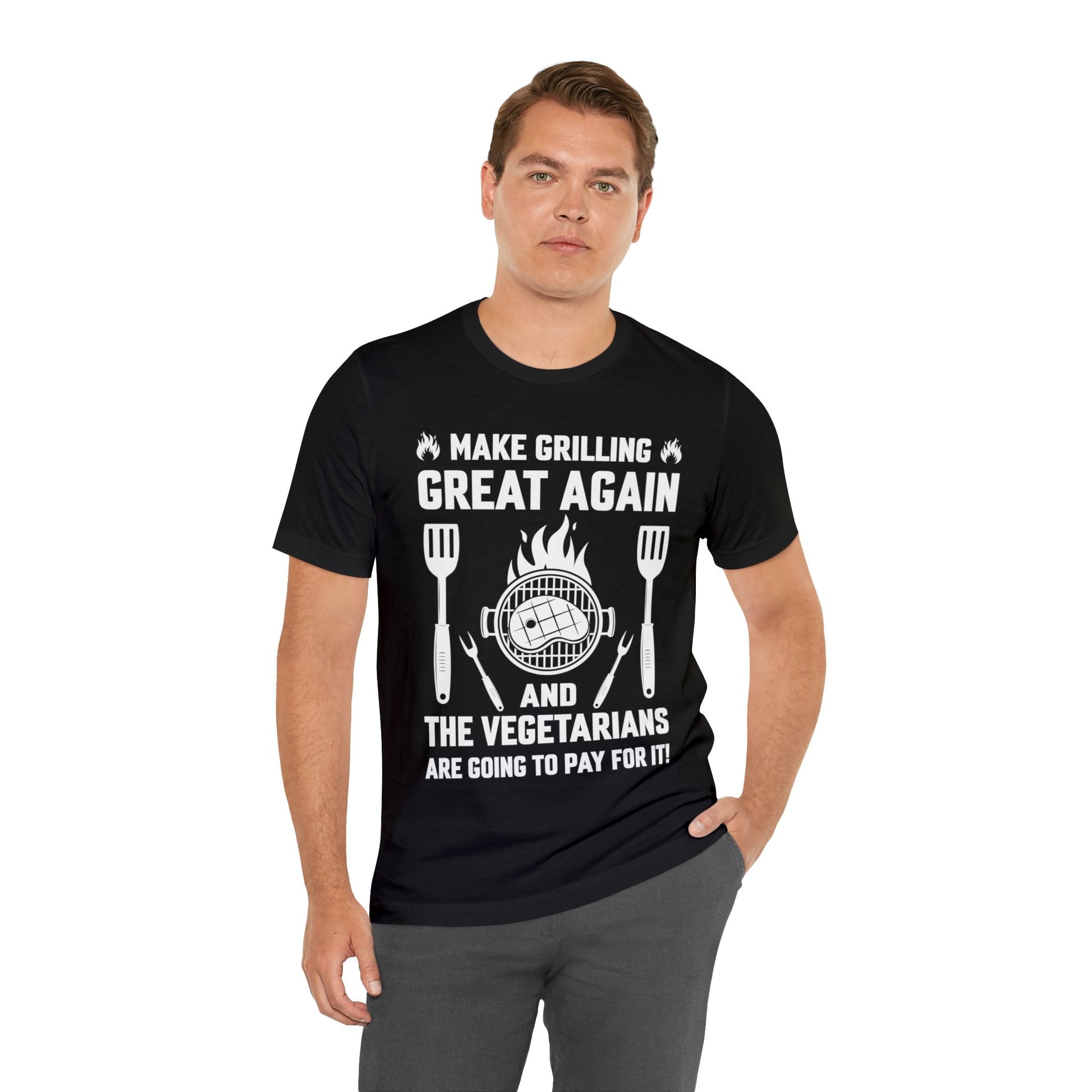 Make Grilling Great agin T - Shirt - The Cavemanstyle