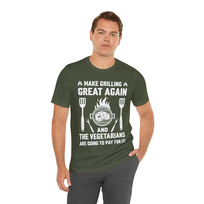 Make Grilling Great agin T - Shirt - The Cavemanstyle