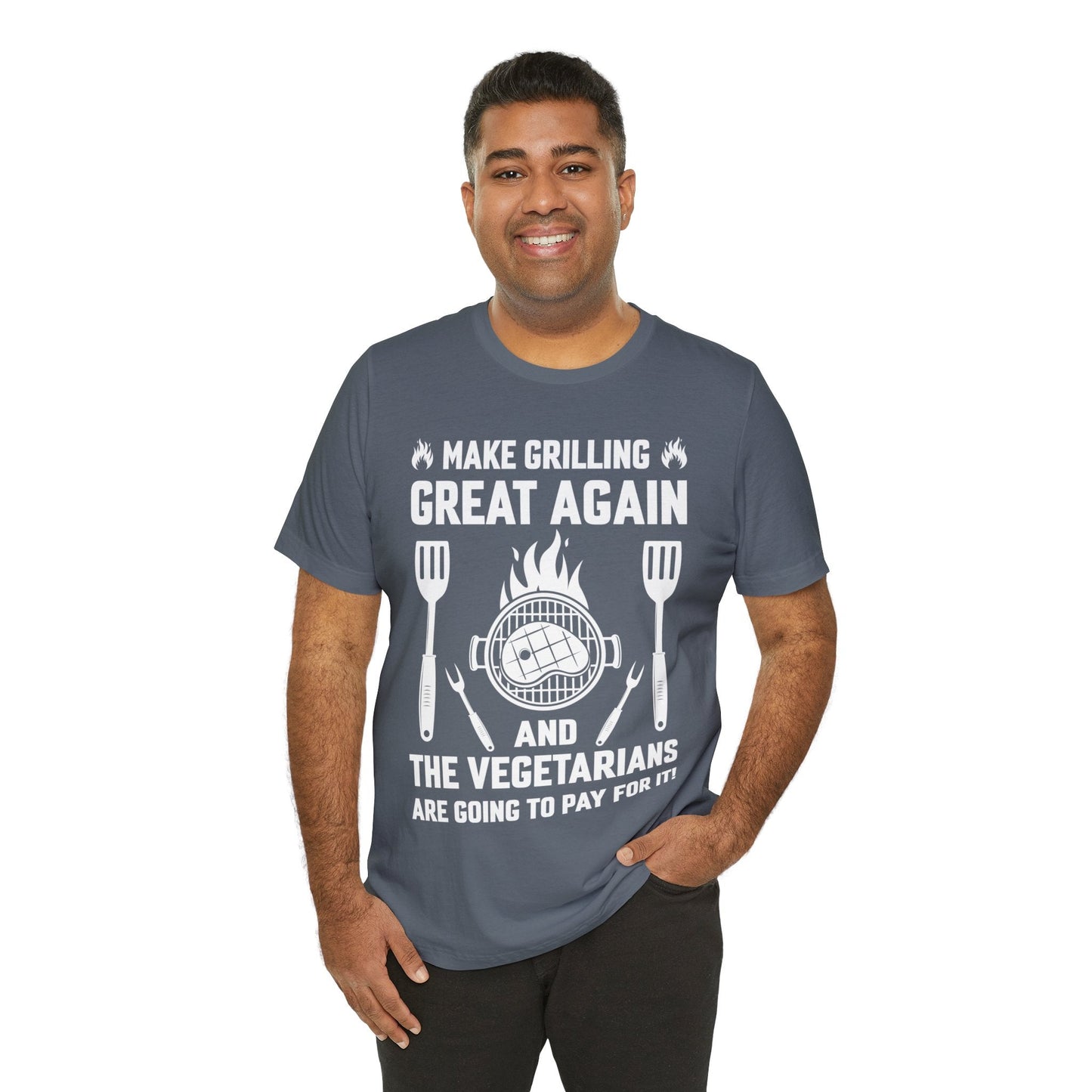 Make Grilling Great agin T - Shirt - The Cavemanstyle