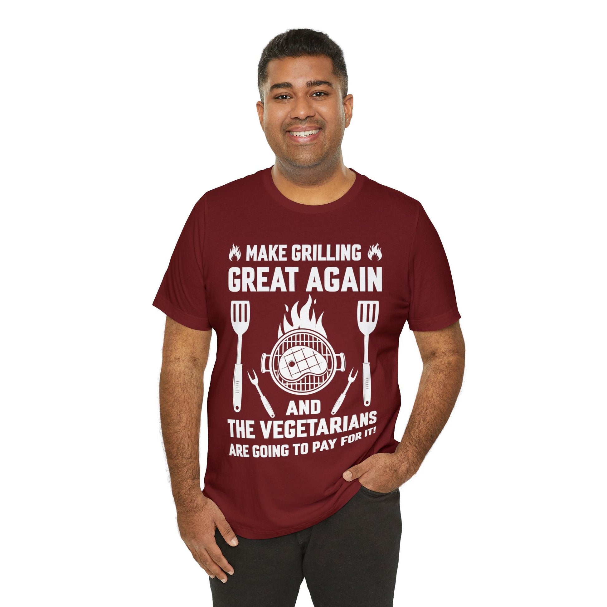 Make Grilling Great agin T - Shirt - The Cavemanstyle