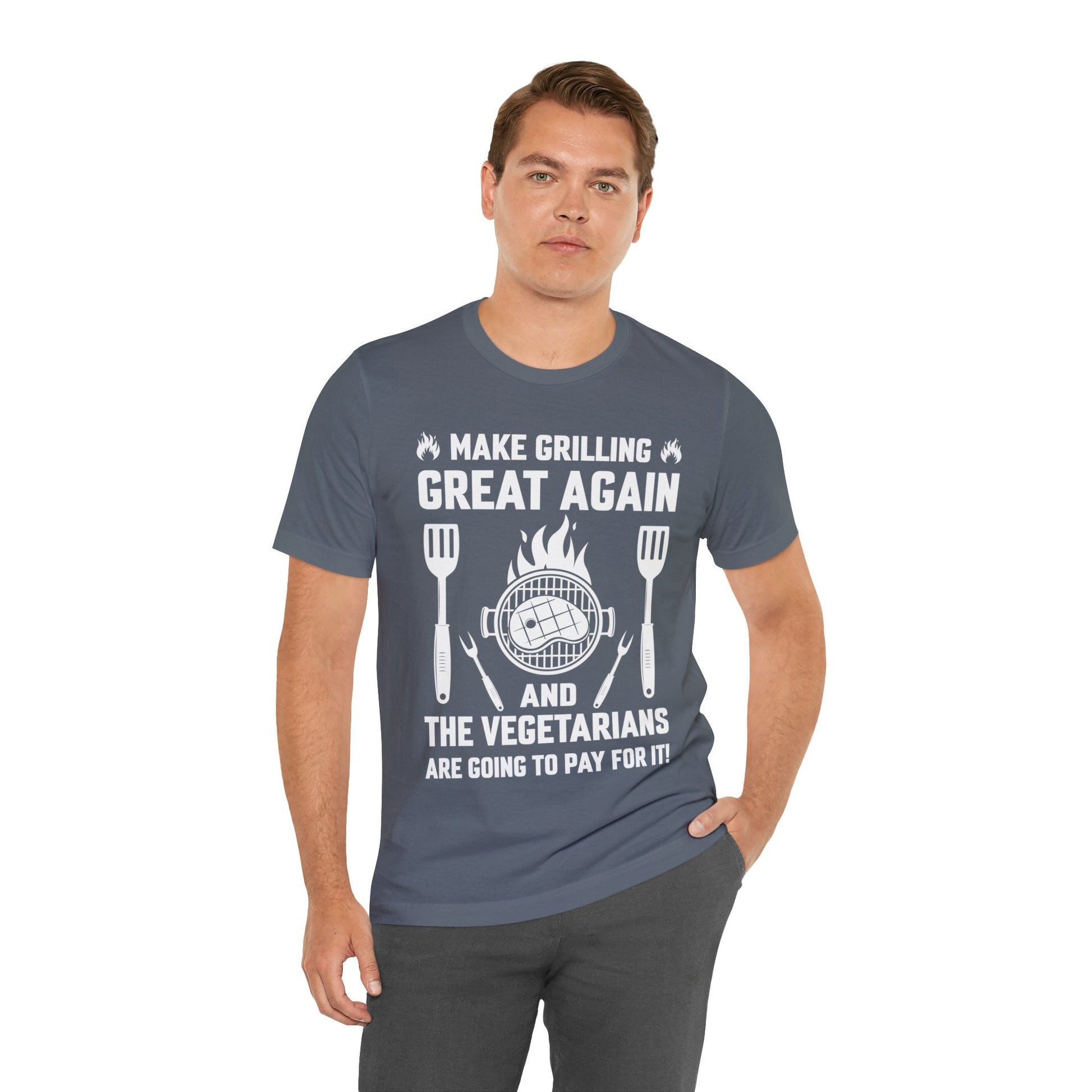 Make Grilling Great agin T - Shirt - The Cavemanstyle