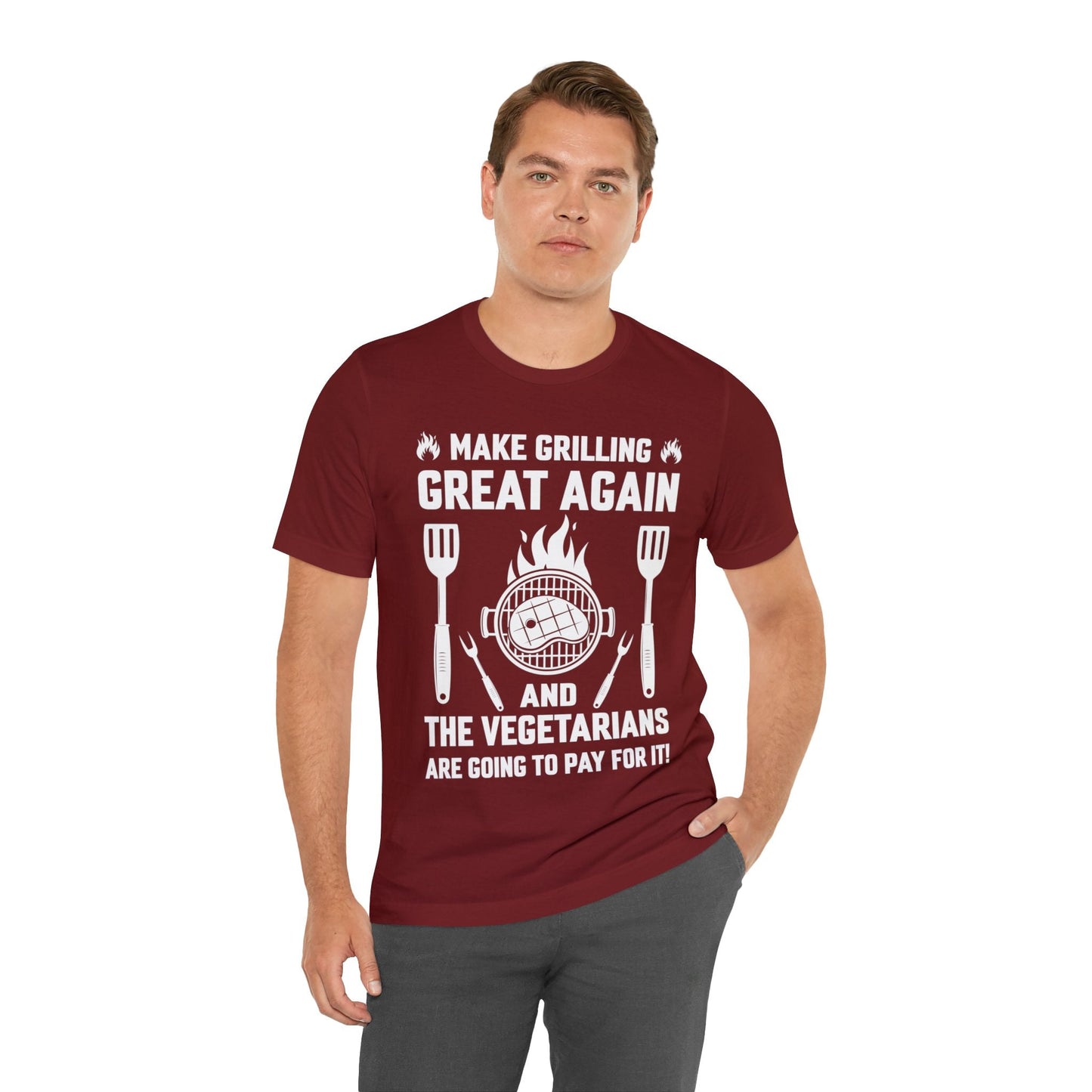 Make Grilling Great agin T - Shirt - The Cavemanstyle