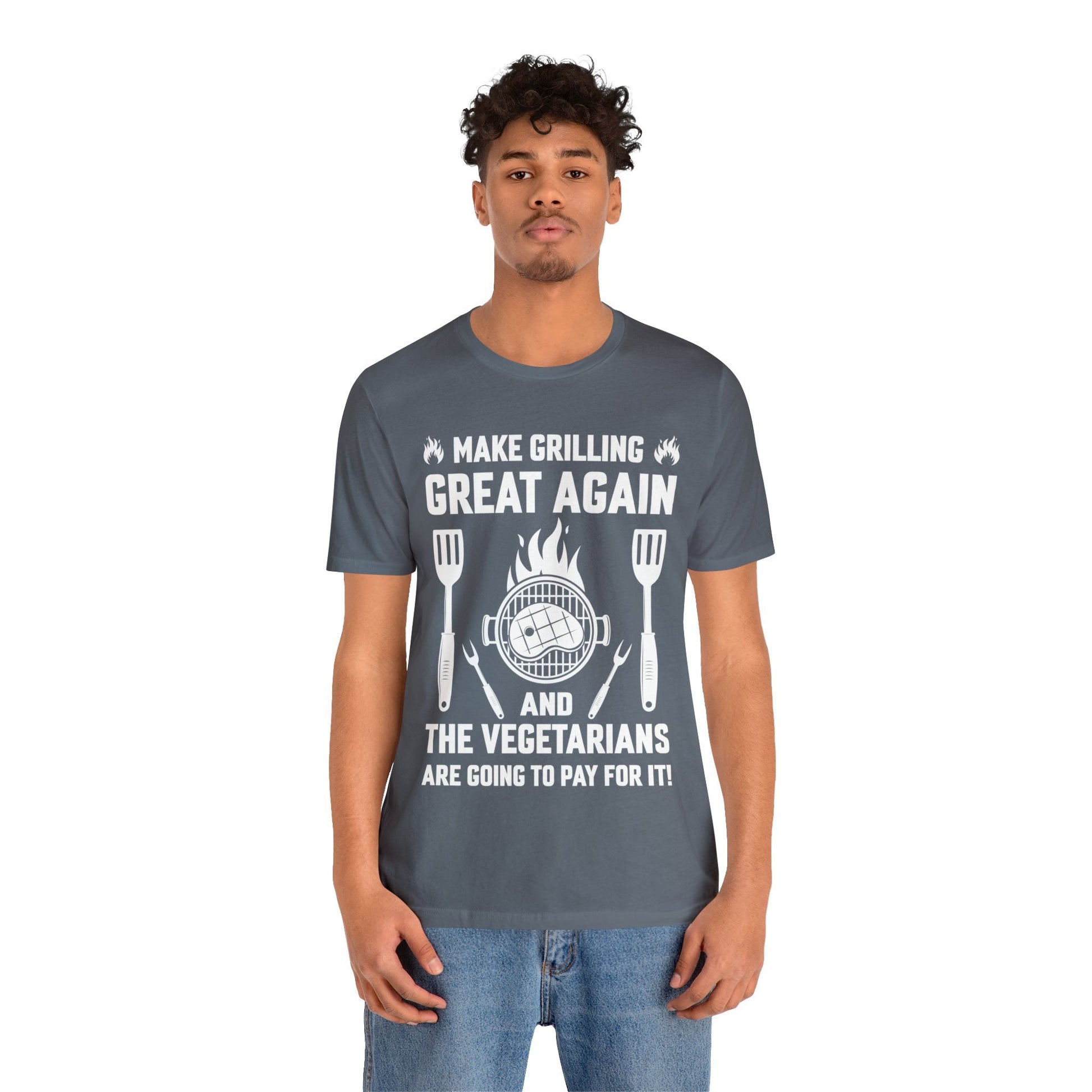 Make Grilling Great agin T - Shirt - The Cavemanstyle