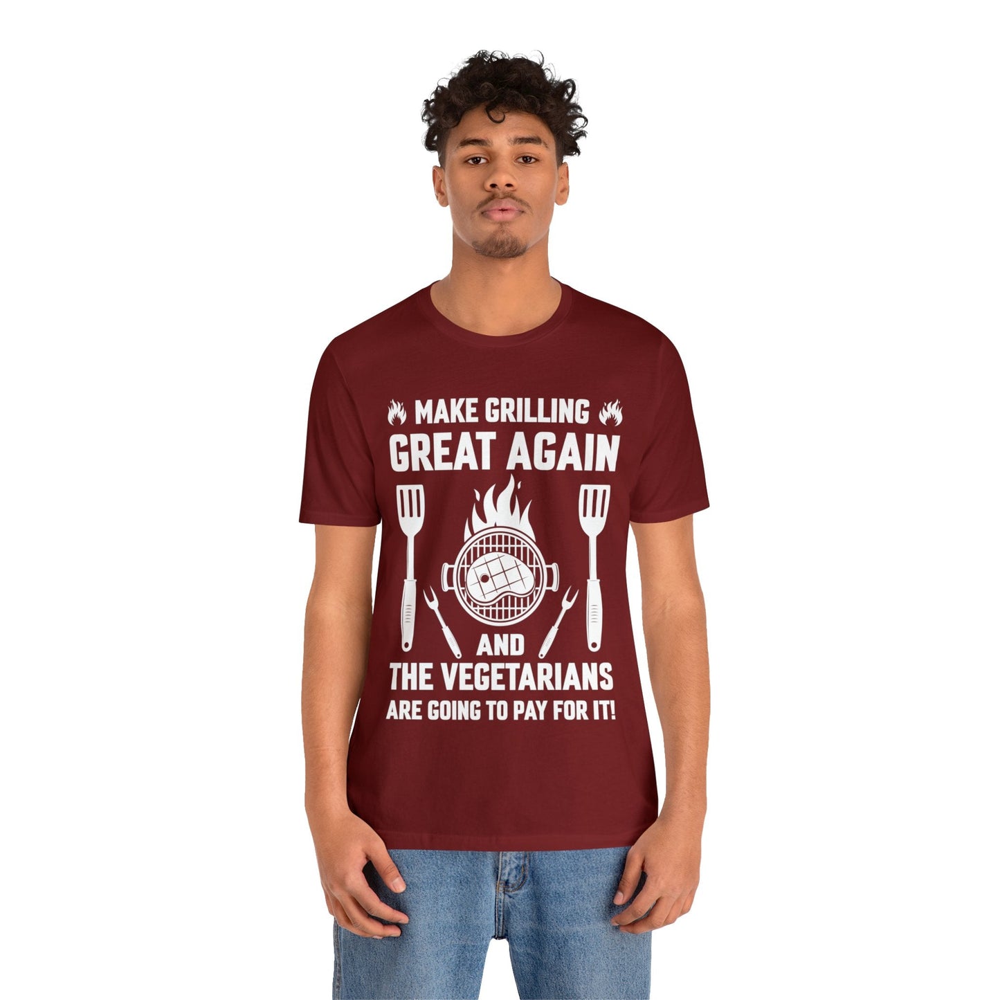 Make Grilling Great agin T - Shirt - The Cavemanstyle