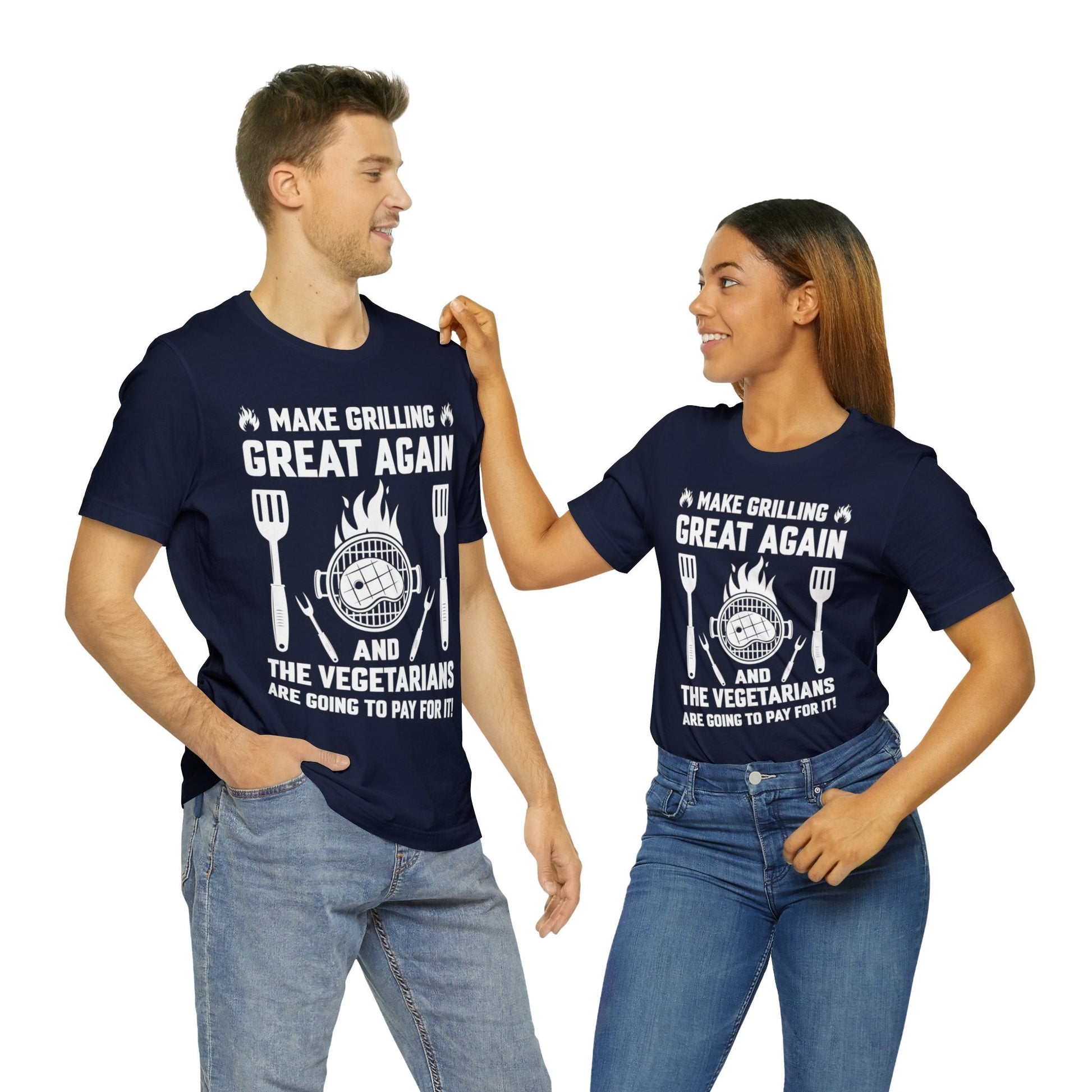 Make Grilling Great agin T - Shirt - The Cavemanstyle