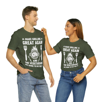 Make Grilling Great agin T - Shirt - The Cavemanstyle