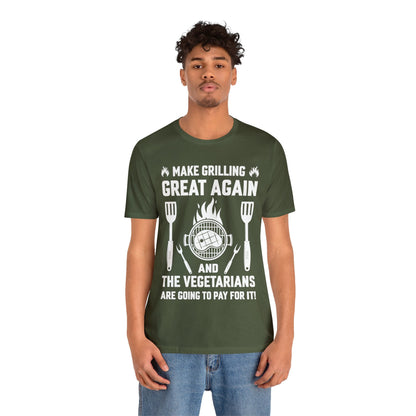 Make Grilling Great agin T - Shirt - The Cavemanstyle