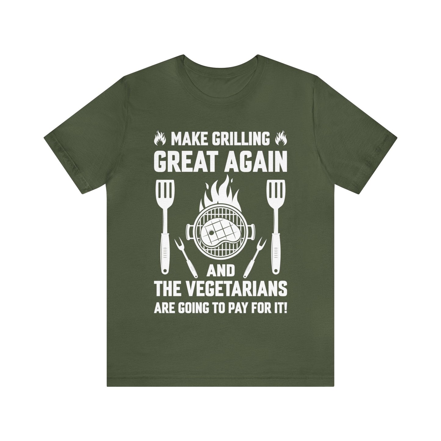 Make Grilling Great agin T - Shirt - The Cavemanstyle