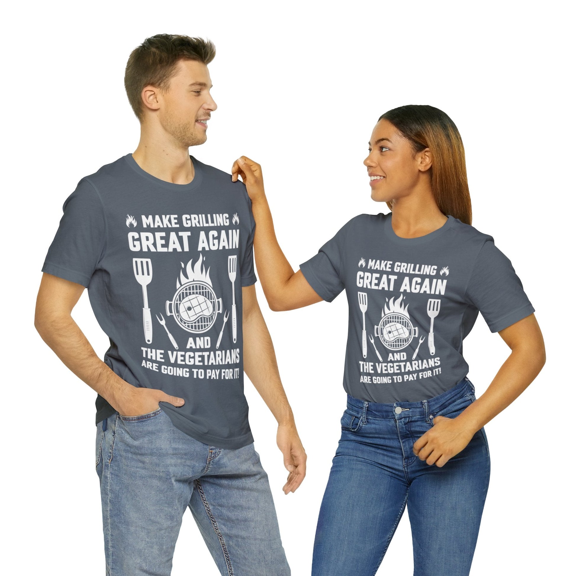 Make Grilling Great agin T - Shirt - The Cavemanstyle