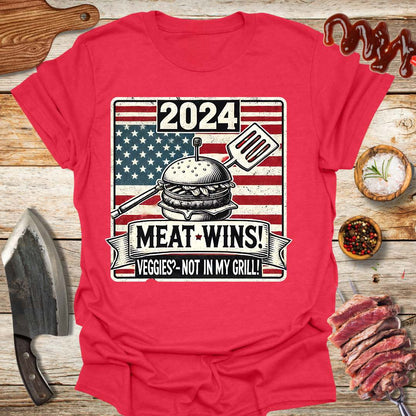 Meat Wins 2024 t-shirt - The Cavemanstyle